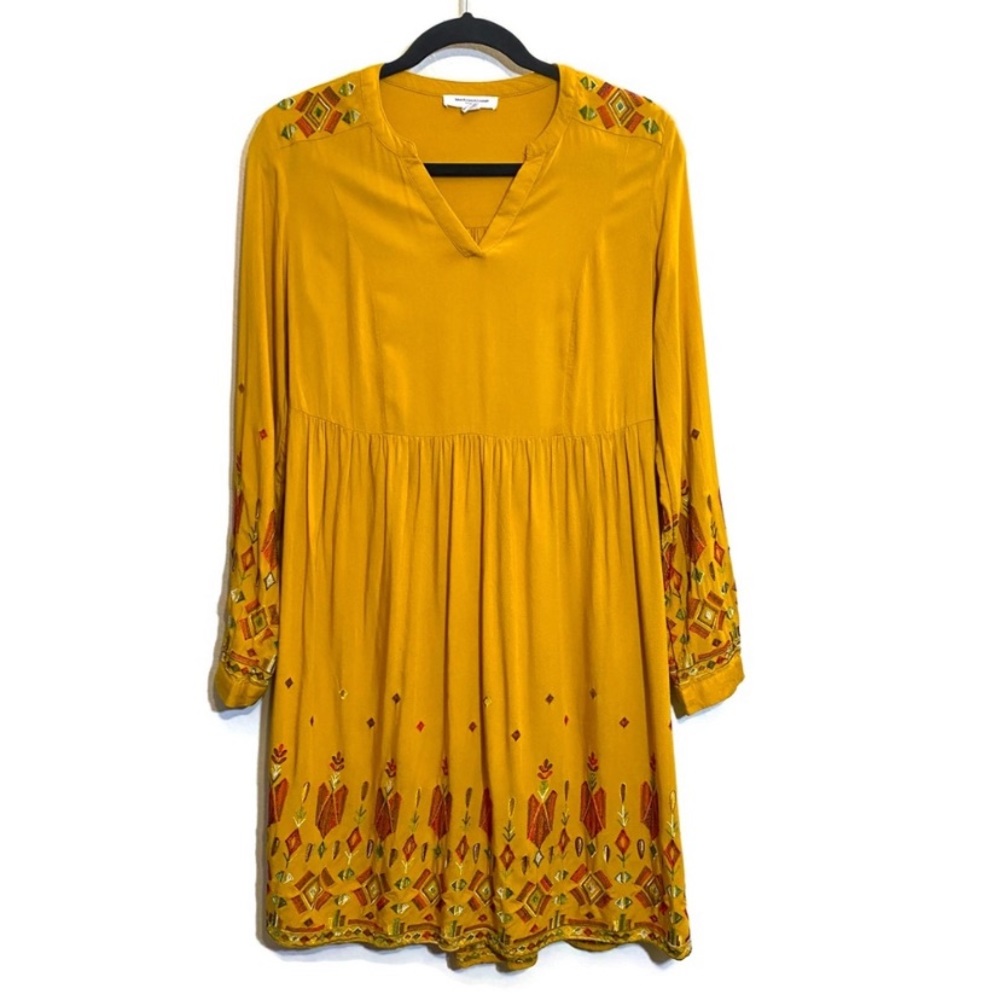 BeachLunchLounge Embroidered Peasant Dress